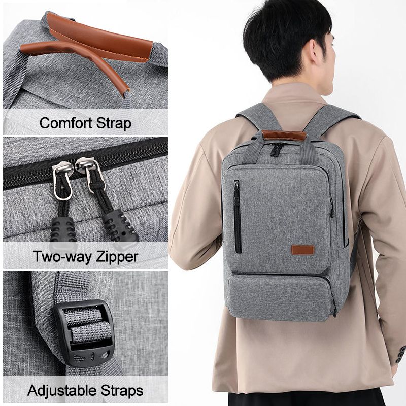 Men Laptop Backpack Bag Set Rucksack Travel Bag With USB Jack Large Capacity School Bag