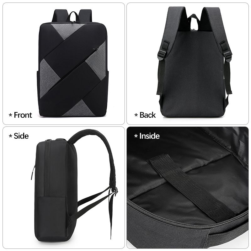 New Arrival 3 In 1 Men Laptop Bags Set Backpack Chest Bag Small Bag Set Rucksack Travel Bag With USB Jack Large Capacity School Bag