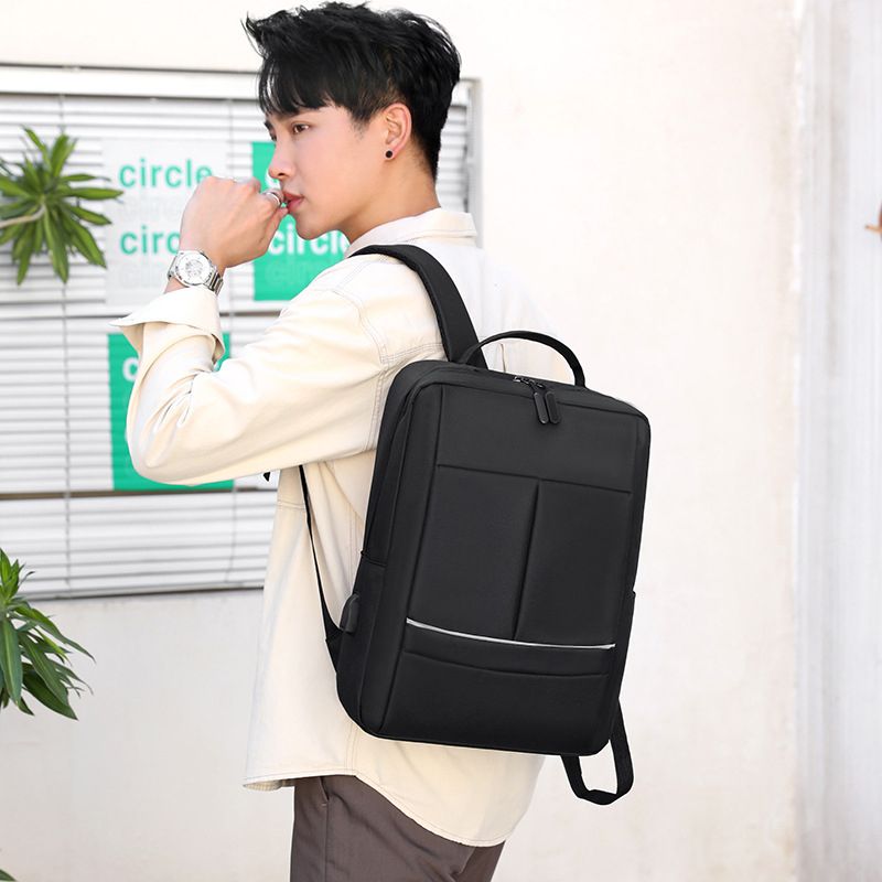 New Arrival 3 In 1 Men Backpack Cross-body Bag Small Bag Set Reflective Stripe Rucksack School Bag