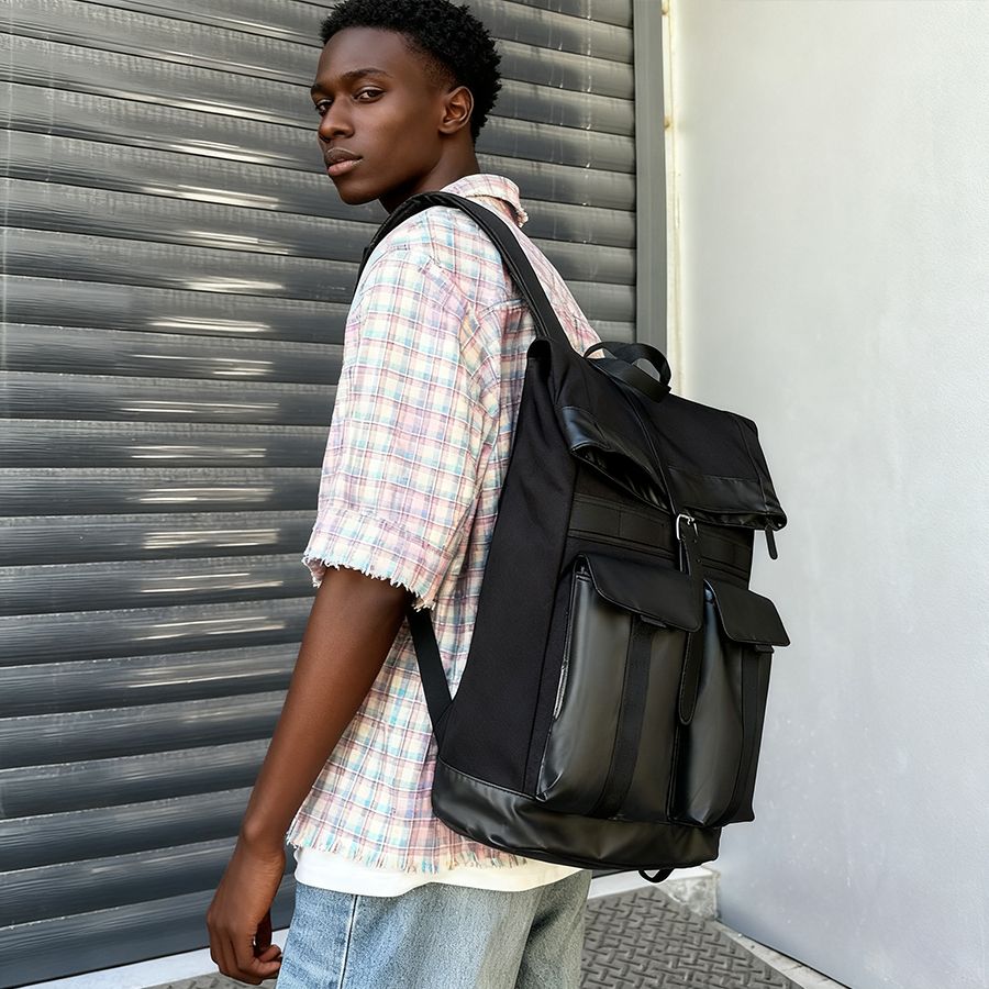 New Arrival Men Backpack Large Capacity Bags Anti-Theft Rucksack Multi-pocket School Bag Travel Bag