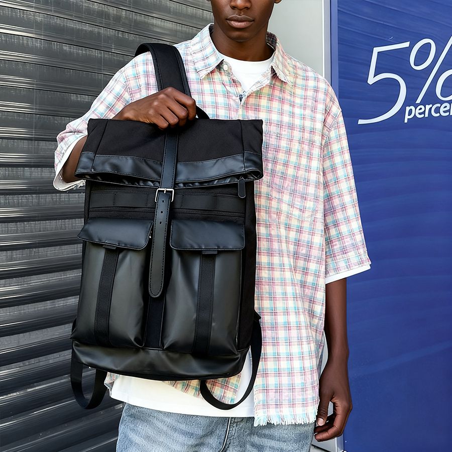 New Arrival Men Backpack Large Capacity Bags Anti-Theft Rucksack Multi-pocket School Bag Travel Bag