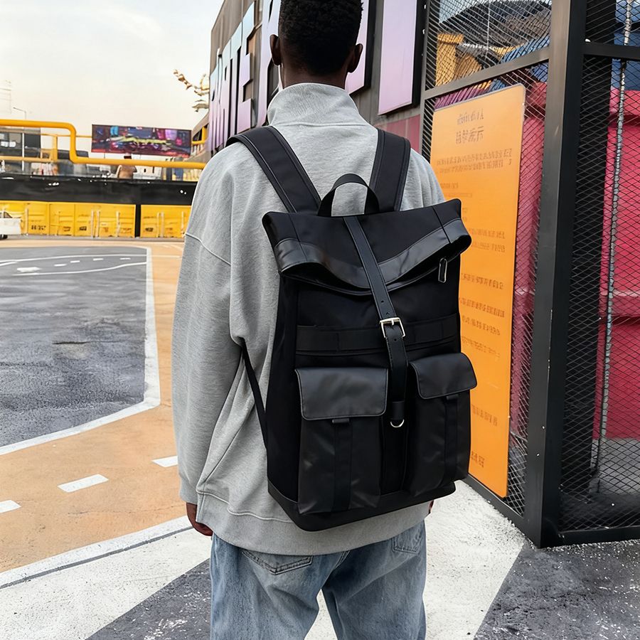 New Arrival Men Backpack Large Capacity Bags Anti-Theft Rucksack Multi-pocket School Bag Travel Bag