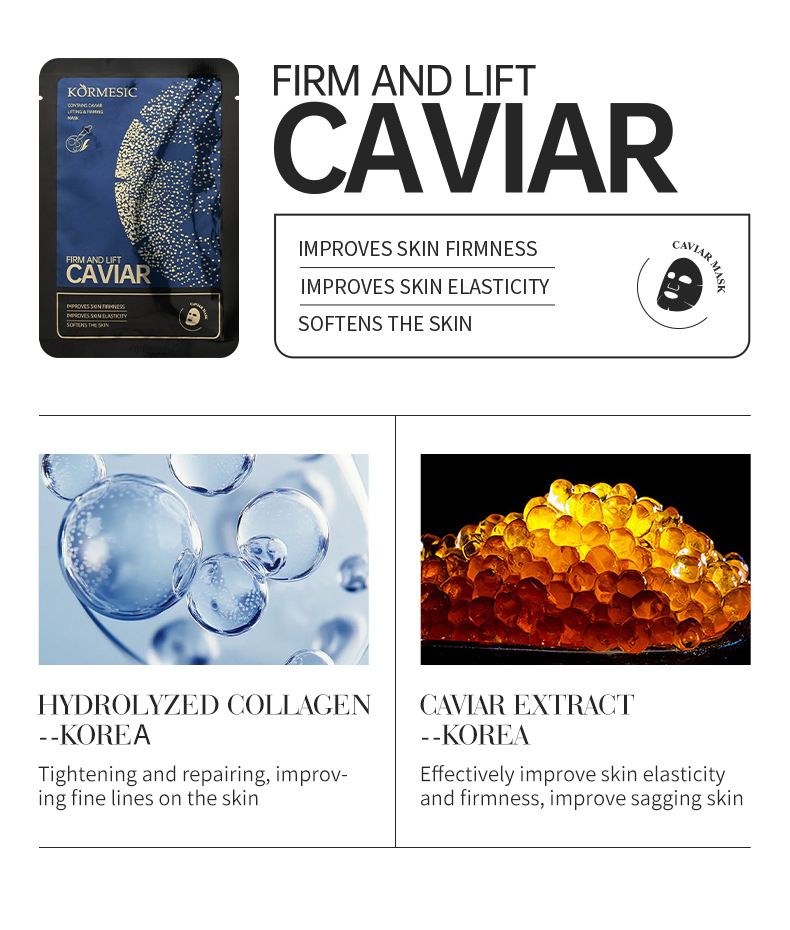 New Arrival 5 Pcs Facial Masks Face Care Skin Care Masks Moisturizing Anti-wrinkle Repair Whitening Lifting & Firming