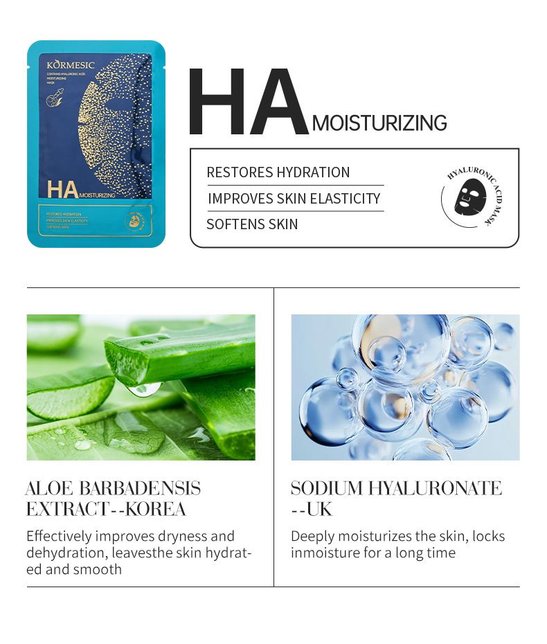 New Arrival 5 Pcs Facial Masks Face Care Skin Care Masks Moisturizing Anti-wrinkle Repair Whitening Lifting & Firming