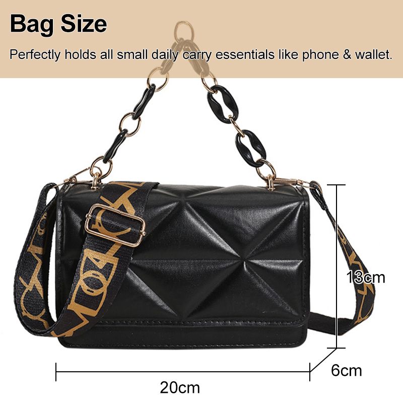 New Arrival Ladies Small Cross-body Bag Plastic Chain Decoration Bags Mini Cross-body Bag Phone Bag Sling Bag