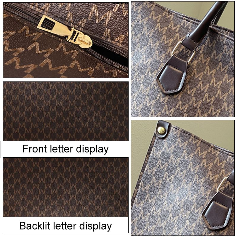 New Arrival Ladies Large Capacity Handbags Women Commuting Bag Tote Bags Letter Pattern bags