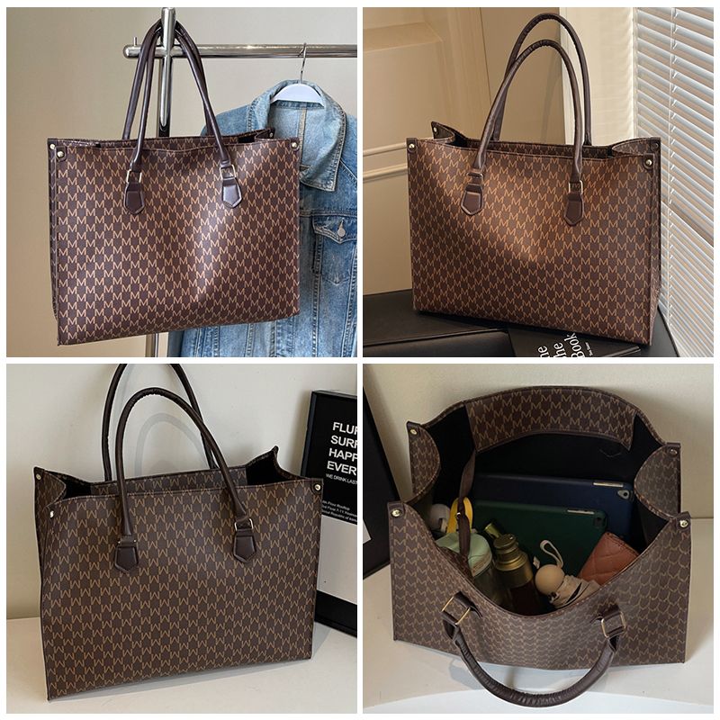 New Arrival Ladies Large Capacity Handbags Women Commuting Bag Tote Bags Letter Pattern bags