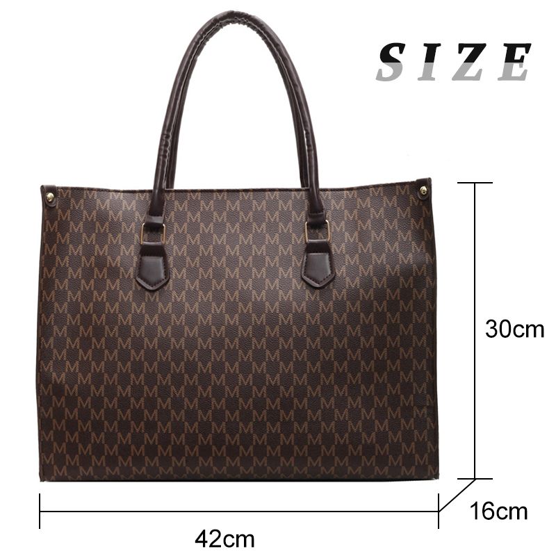 New Arrival Ladies Large Capacity Handbags Women Commuting Bag Tote Bags Letter Pattern bags