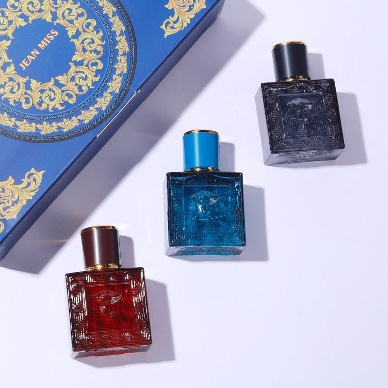 New Arrival 3 In 1 Men Perfume Different Fragrances Dau de Parfum Long Lasting Classic Fragrance Woody Aromatic Fougère Floral Fragrance & Deodorant