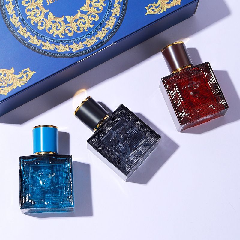 New Arrival 3 In 1 Men Perfume Different Fragrances Dau de Parfum Long Lasting Classic Fragrance Woody Aromatic Fougère Floral Fragrance & Deodorant