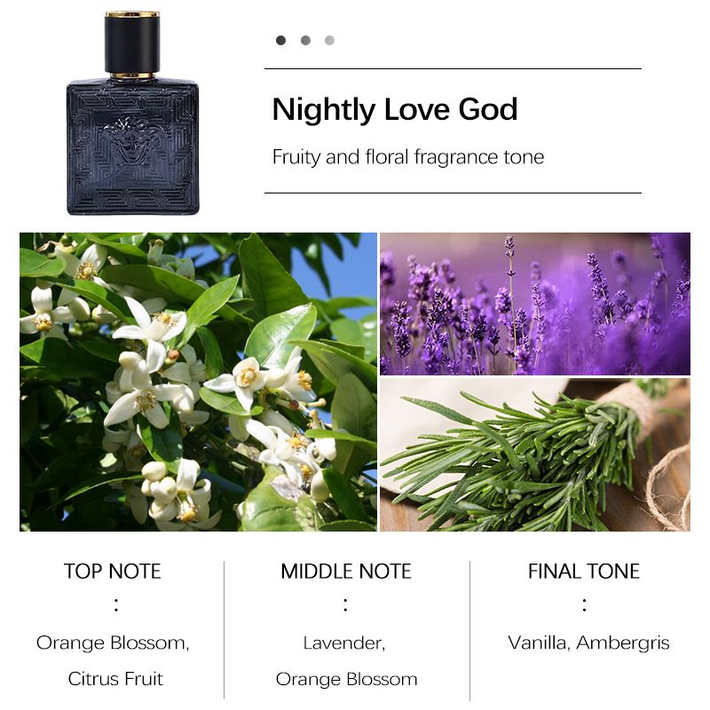 New Arrival 3 In 1 Men Perfume Different Fragrances Dau de Parfum Long Lasting Classic Fragrance Woody Aromatic Fougère Floral Fragrance & Deodorant