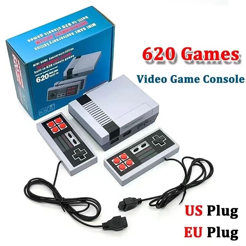 One factory  Wired NES620 handheld game console classic nostalgic two player fight retro home FC machine