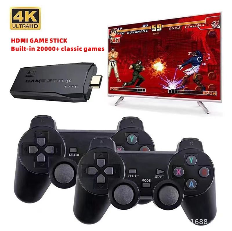 One factory M8 64G game console HDMI home TV game console cross-border wireless controller dual player arcade high-definition retro game console