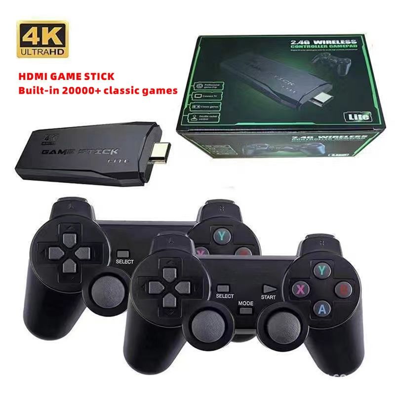 One factory M8 64G game console HDMI home TV game console cross-border wireless controller dual player arcade high-definition retro game console