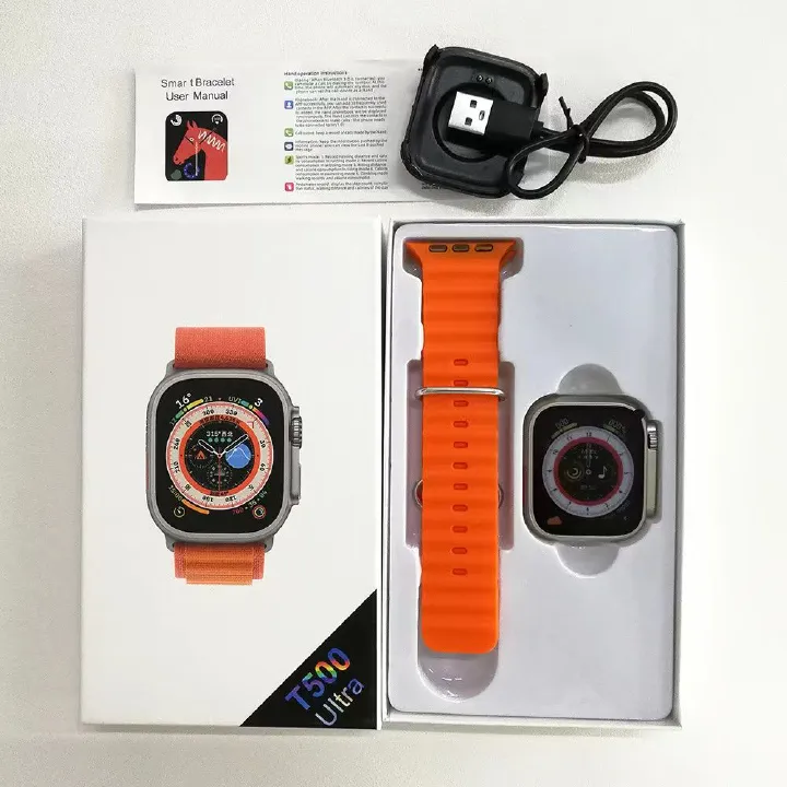 One factory Ultra smartwatch T500Ultra wireless charging Bluetooth call heart rate and blood pressure measurement exercise watch