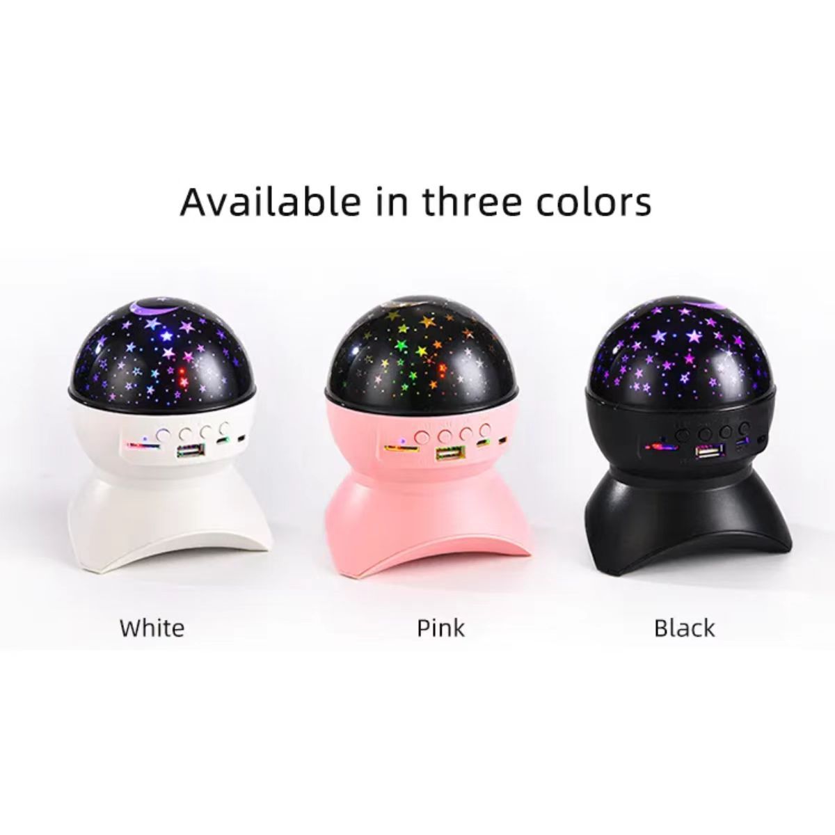 Bluetooth speaker stage light Christmas projection light Colorful crystal magic ball music flash KTV dazzling atmosphere light