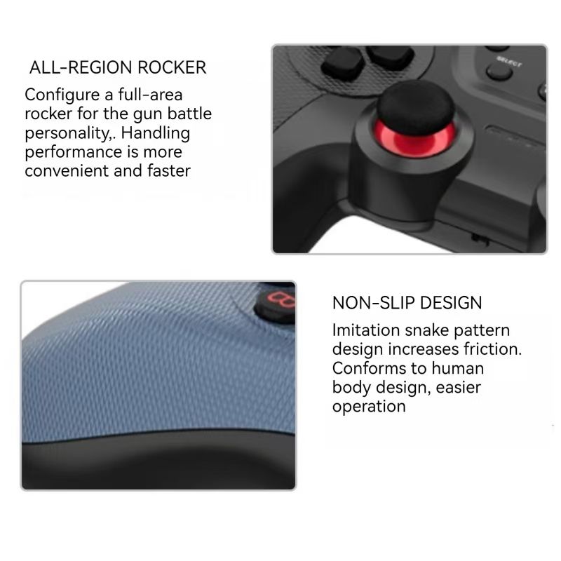 One factory Emuelec Android TV Box Game Stick 2.4G Computer Wireless Controller Double player One to Two Charging Model