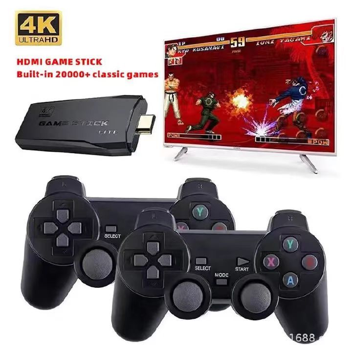 One factory M8 64G game console HDMI home TV game console cross-border wireless controller dual player arcade high-definition retro game console