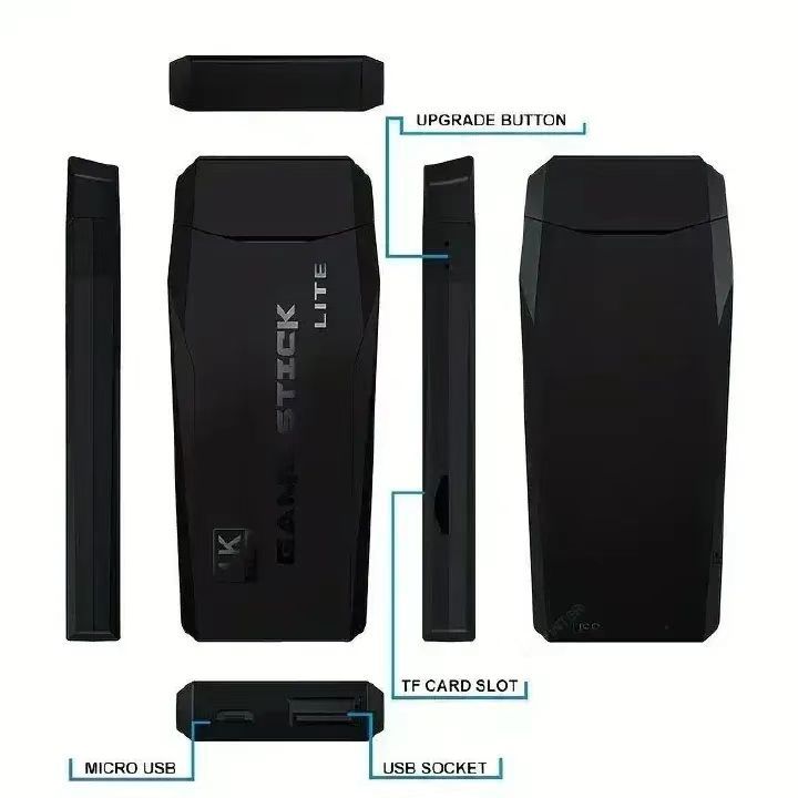 One factory M8 64G game console HDMI home TV game console cross-border wireless controller dual player arcade high-definition retro game console