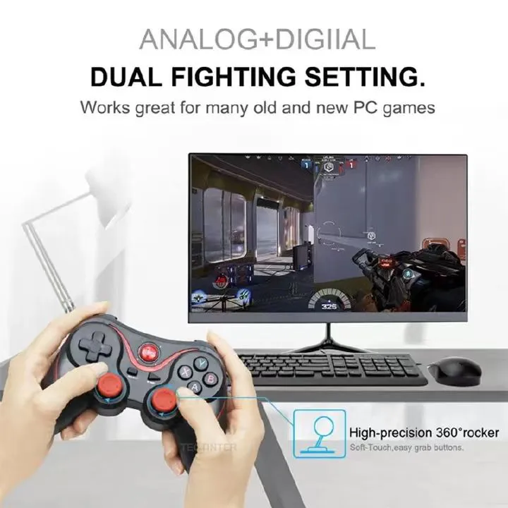 One factory Gamepad X3 Game Controller Wireless Bluetooth Joystick PC Android Game Console Game Pad For Android IOS Phone PC Tablet TV Box