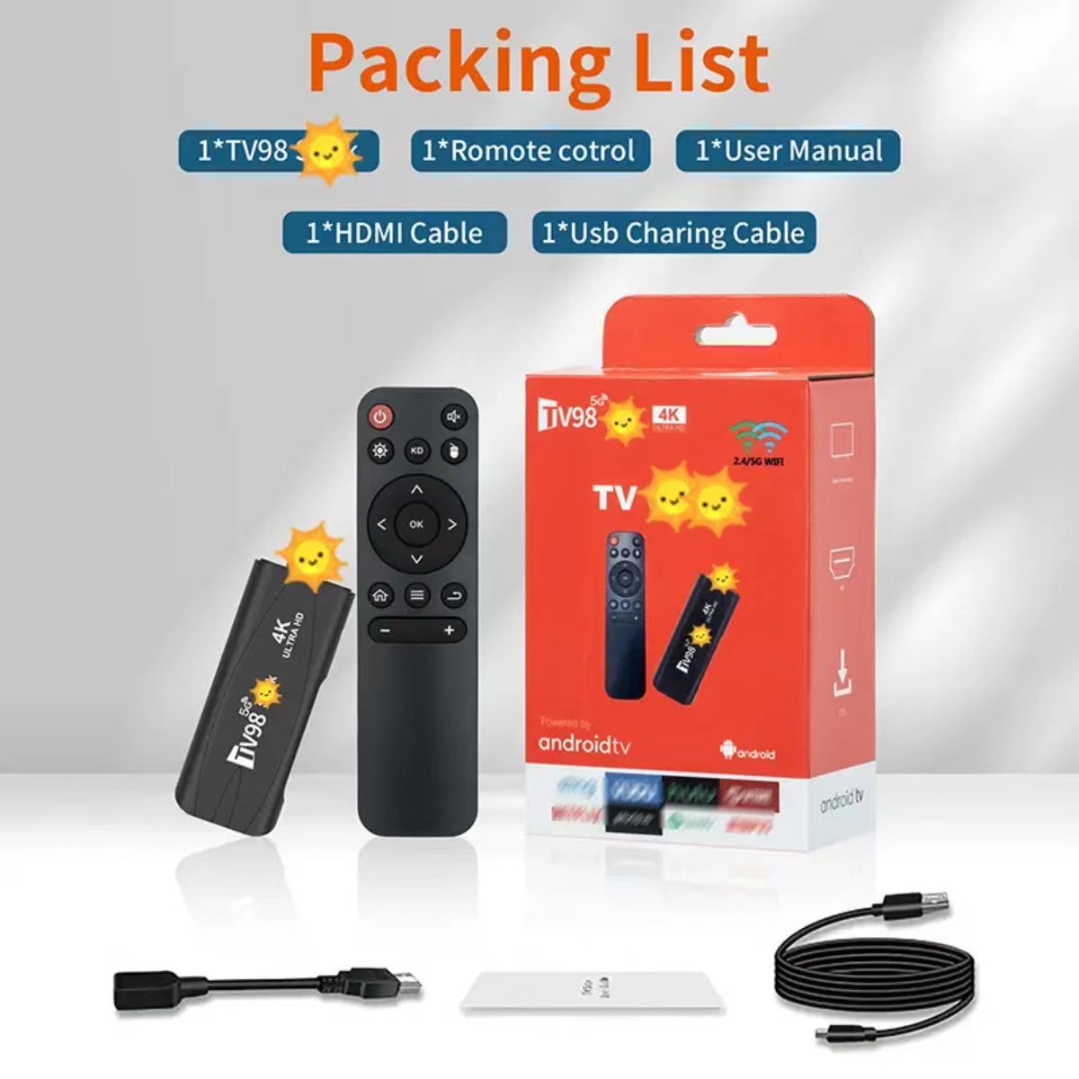 TV98 Q3 set-top box Quanzhi H313A 4K high-definition WIFi Android 13 TV network intelligent box