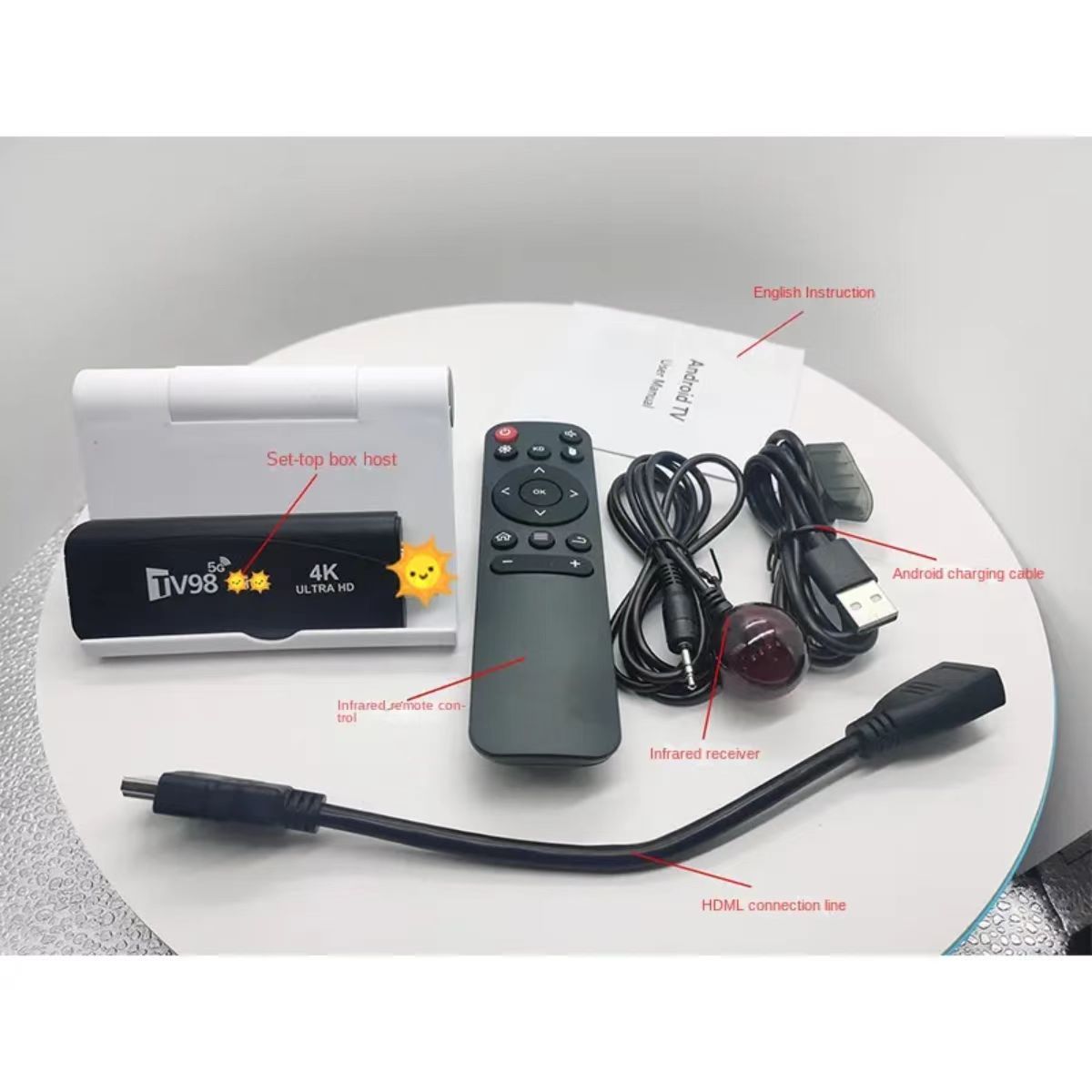 TV98 Q3 set-top box Quanzhi H313A 4K high-definition WIFi Android 13 TV network intelligent box