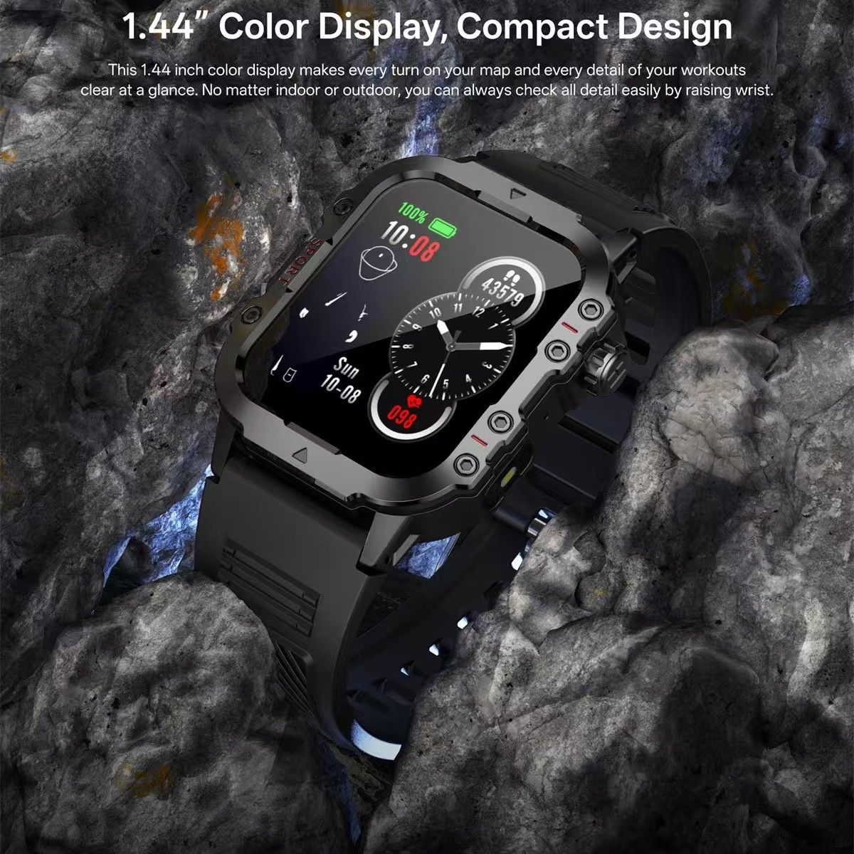 One factory New Men's & Women's Sports Smart Watches Music Player Calorie Fitness Smartwatches Tracker Multiple Modes Compatible With Android/IOS Phones