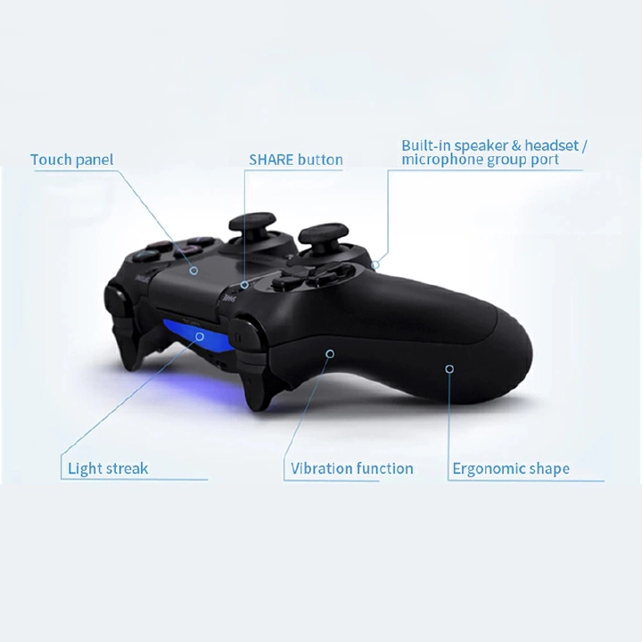 Bluetooth Wireless Joystick for PS4 Gamepads 6-Axis Dual 4 Controller Fit Console For Playstation 4 Gamepad Dualshock 4 Gamepad Game Accessories Joypad