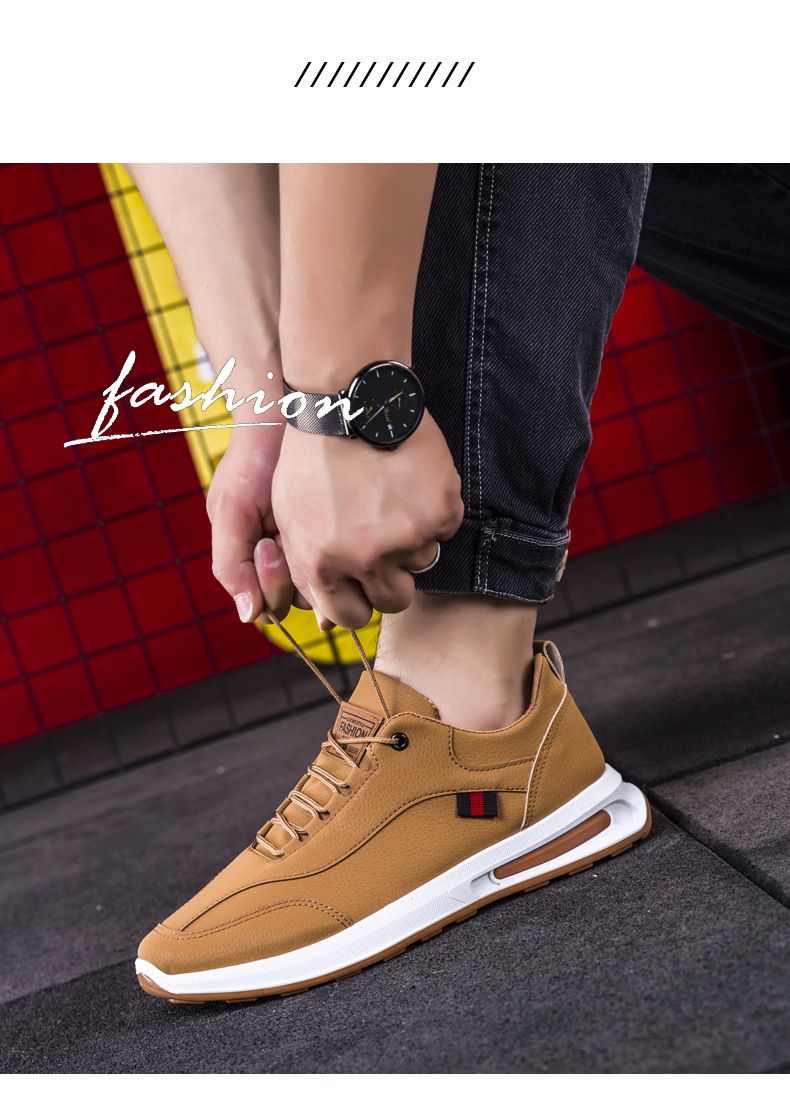 Men's athletics shoes work shoes Daddy driving shoes casual shoes artificial leather sneakers students running shoes gym shoes