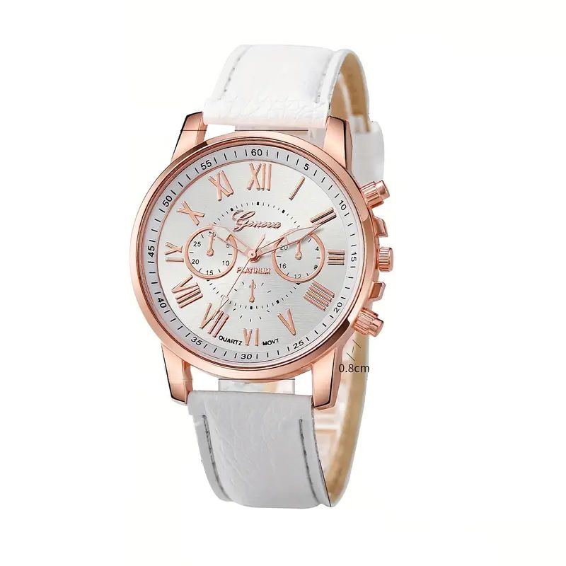 2pcs/set Women's simple PU fashion belt watches watch +  bracelet classic quartz watch girls Fashion Accessories gift sets
Roman scale wrist watches