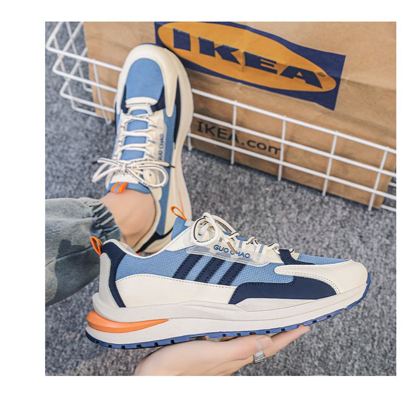 Men's shoes Breathable mesh sneakers Boys soft sole light casual sports shoes Daddy running shoes student athletic driving shoes