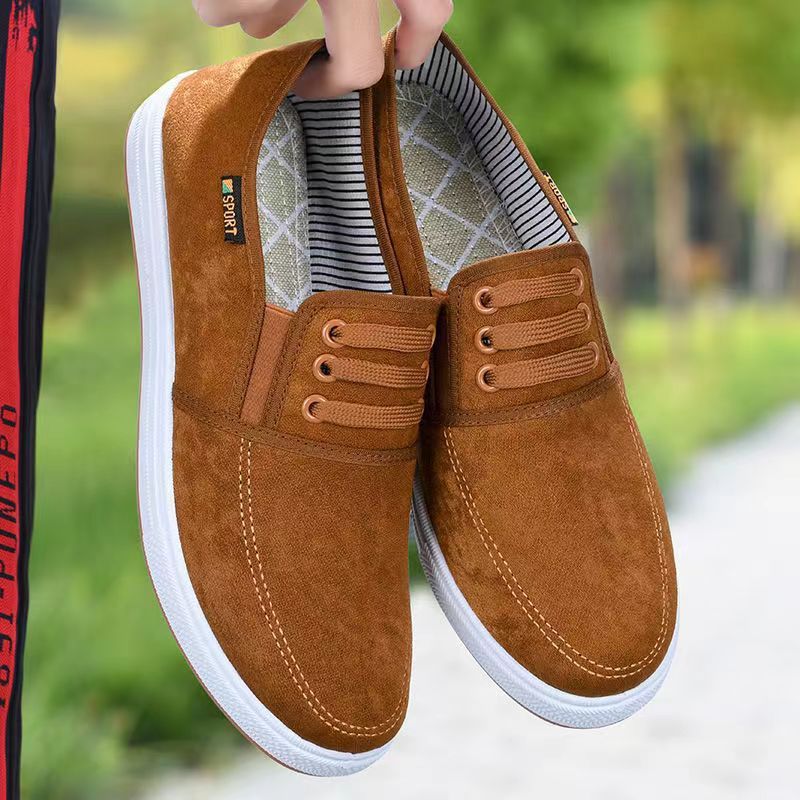 Men's casual clothes single shoes boys sneakers students running shoes Dad sports shoes driving shoes espadrille shoes flats loafers