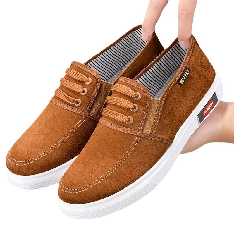 Men's casual clothes single shoes boys sneakers students running shoes Dad sports shoes driving shoes espadrille shoes flats loafers