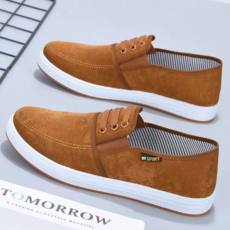 Men's casual clothes single shoes boys sneakers students running shoes Dad sports shoes driving shoes espadrille shoes flats loafers