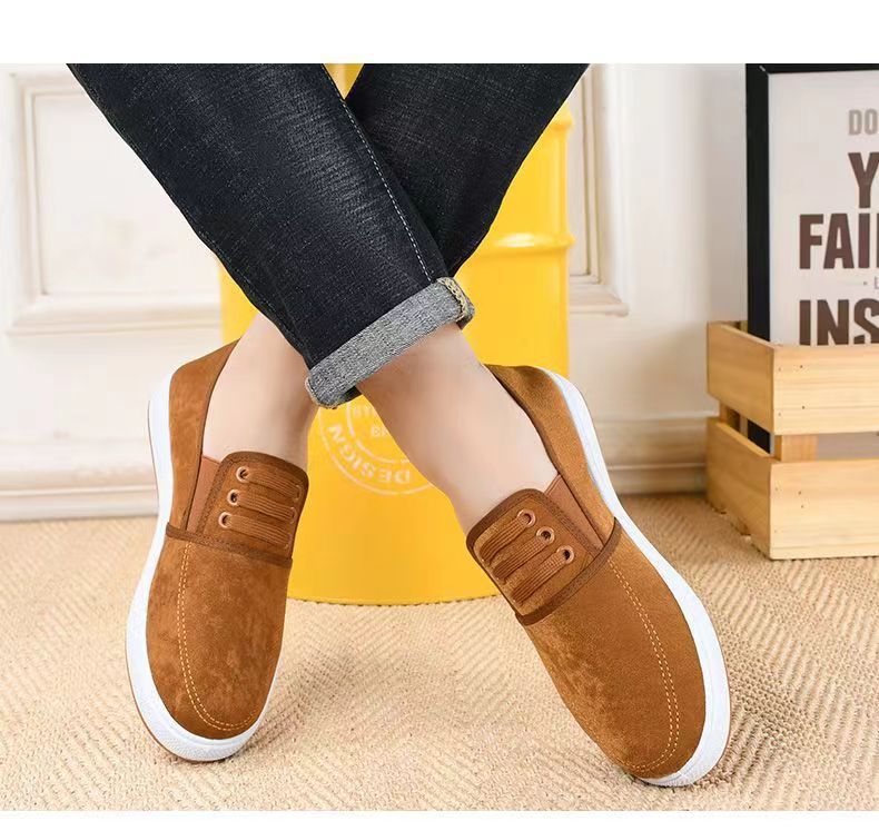 Men's casual clothes single shoes boys sneakers students running shoes Dad sports shoes driving shoes espadrille shoes flats loafers