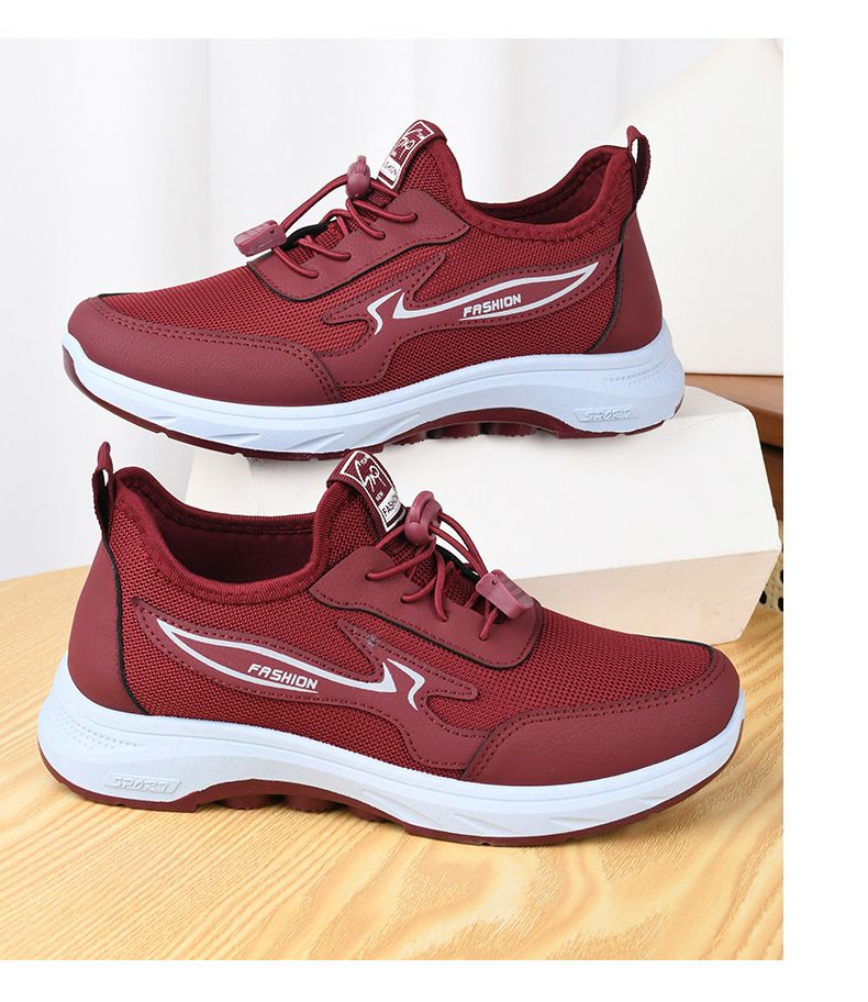 Women's single casual flat shoes ladies walking shoes girls fashion running shoes students sneakers gym sports shoes soft soled cloth shoes