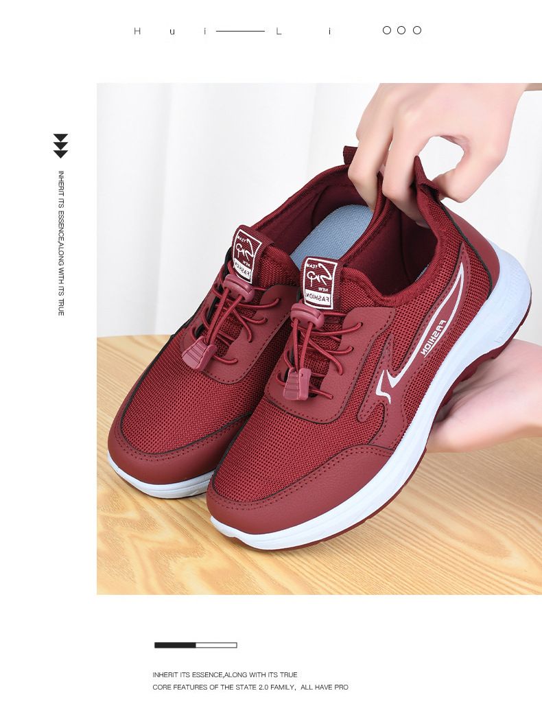 Women's single casual flat shoes ladies walking shoes girls fashion running shoes students sneakers gym sports shoes soft soled cloth shoes