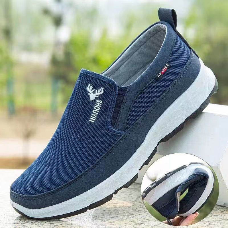 Men's fashion casual shoes non-slip cloth shoes boy's driving shoes sports shoes students athletic shoes  running shoes Dad flats loafers