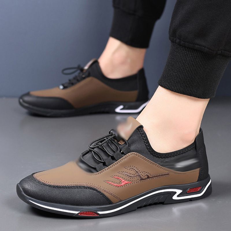 Men's shoes sports shoes Boys Athletic running shoes students fashion sneakers Driving shoes walking shoes gym shoes sneakers