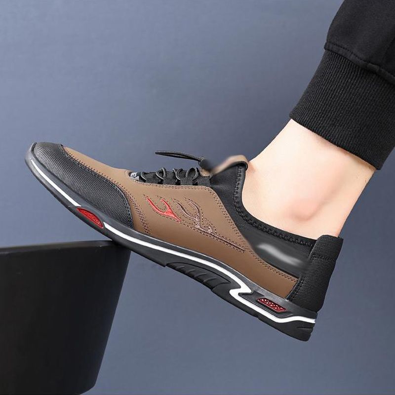 Men's shoes sports shoes Boys Athletic running shoes students fashion sneakers Driving shoes walking shoes gym shoes sneakers