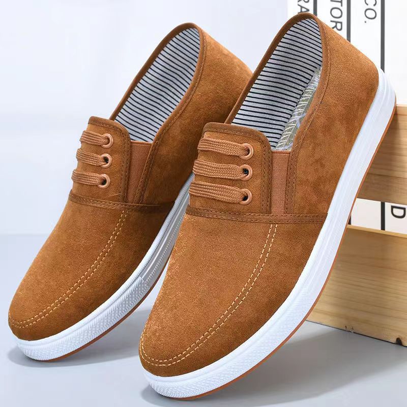 Men's casual clothes single shoes boys sneakers students running shoes Dad sports shoes driving shoes espadrille shoes flats loafers