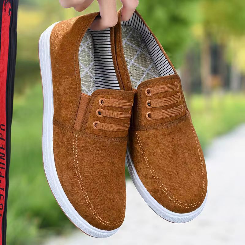 Men's casual clothes single shoes boys sneakers students running shoes Dad sports shoes driving shoes espadrille shoes flats loafers