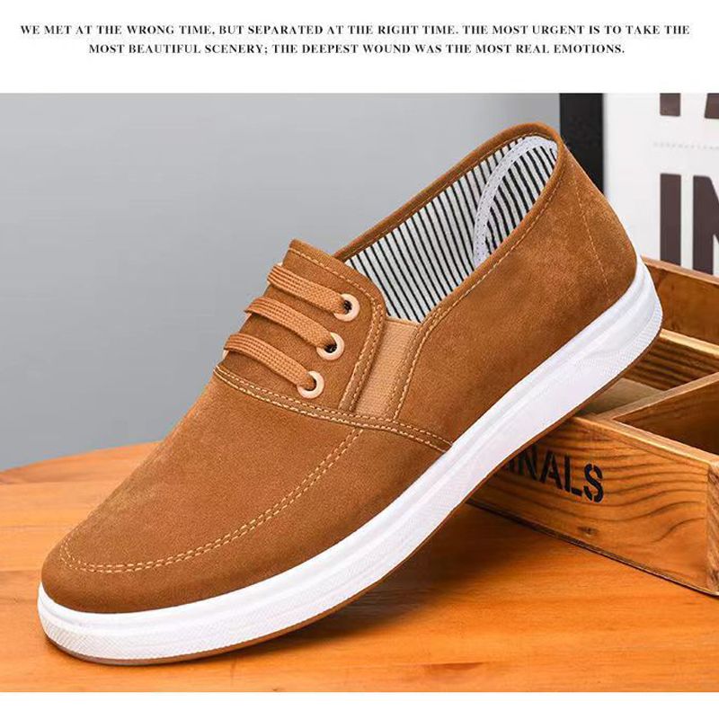 Men's casual clothes single shoes boys sneakers students running shoes Dad sports shoes driving shoes espadrille shoes flats loafers