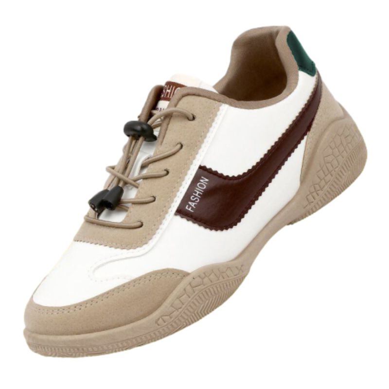 Size 38-41 Women's PU artificial leather shoes ladies running shoes girls board shoes athletic shoes flat fashion casual sports shoes students white shoes Yoga gym shoes