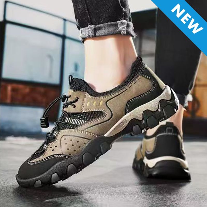 Freyr size 41-44 Men's mesh casual shoes sneakers dad soft soled cloth shoes boy's hollow out sandal fashion single shoes sports running shoes