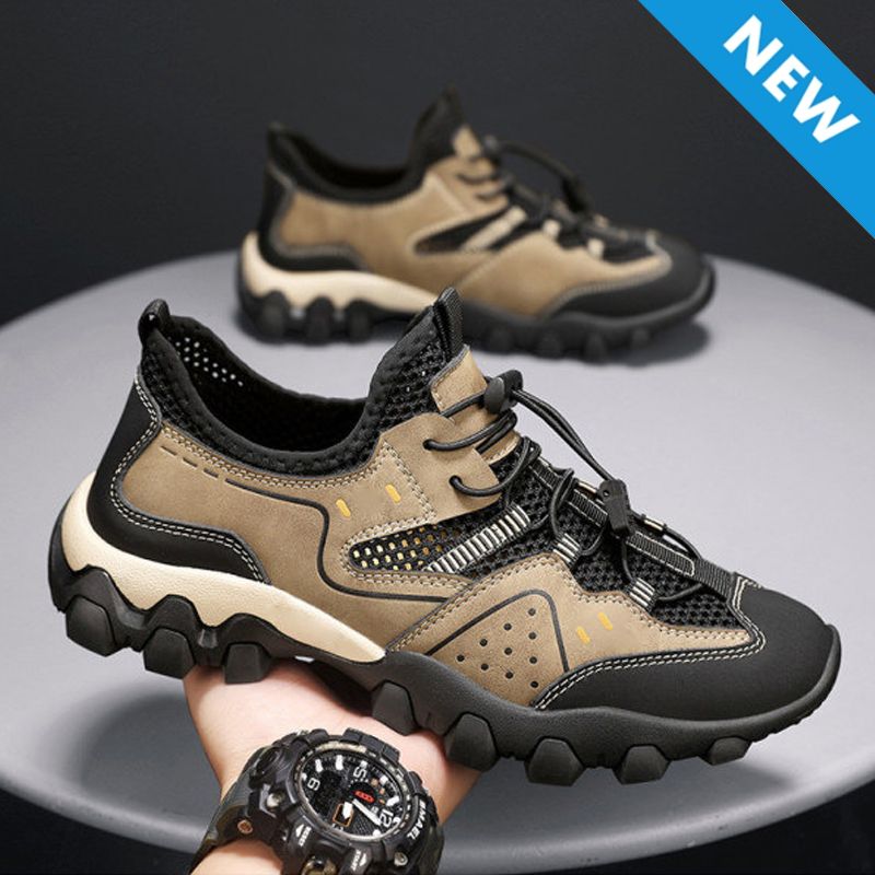Freyr size 41-44 Men's mesh casual shoes sneakers dad soft soled cloth shoes boy's hollow out sandal fashion single shoes sports running shoes