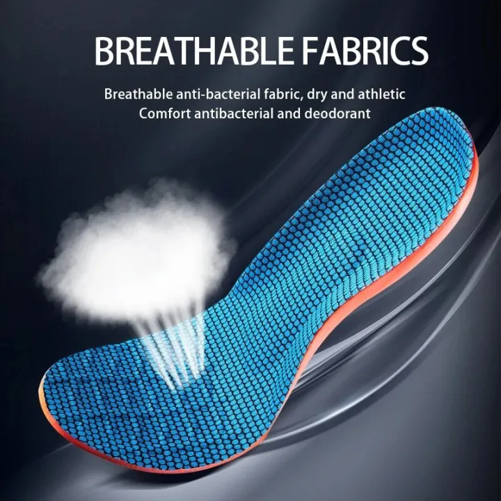 41-46 Adjustable Men's Shoes Pads Orthopedic Air Cushion Insoles Shock Absorption Anti-Pain Support for Shoes