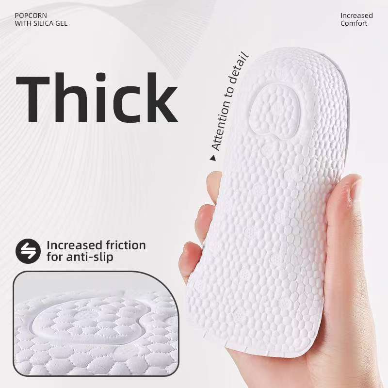 1 pair Memory Foam Half Insole Heel For Men Women Sweat-absorbent Non-slip Breathable Sports Insole U-shaped Invisible Heightening Pad Heel Pads