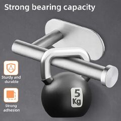 Toilet Paper Holders Self Adhesive Toilet Paper Towel Holder Stainless Steel Wall Mount Toilet Roll Holder No Punching Tissue Towel Roll Dispenser for Bathroom Kitchen Wall Hooks