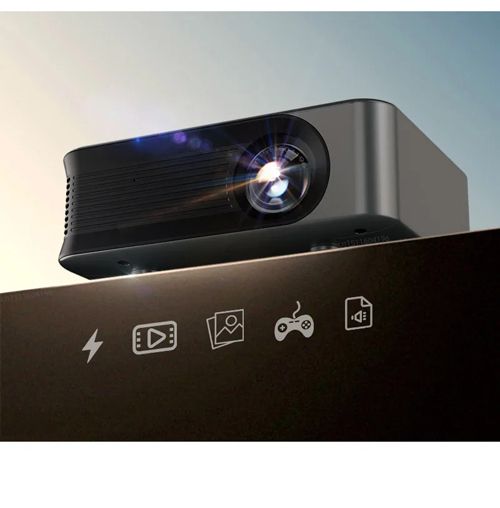 AUN Portable Projector Mini A30 Upgrade Home Theater Projectors 4K Video Play Via HD Port Smart Tv Screens Cinema Beam Laser 3D